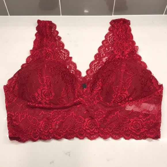 NWT🌹ONLY Chloe Raspberry❤️Red Lace Bra - Picture 3 of 4
